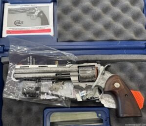 Colt Python .357mag 6″BBL Engraved