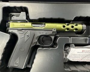 Ruger Mark IV 22/45 Lite .22LR 4.4″ Barrel OD Green Anodized Optic Ready