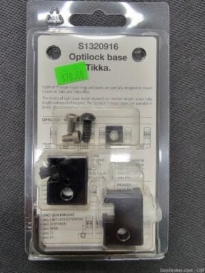 Tikka Universal Optilock Scope  Base, Missing One Screw*