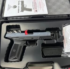 Ruger 57 5.7x28mm 5″ Barrel Cobalt Kinetic Slate Cerakote