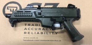 CZ Scorpion EVO 9mm 8″BL OD Green