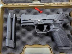 FN 502 Tactical .22LR 4.6″ Threaded Bbl. Optic Ready Black