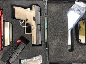 CZ P-10s 9mm 3.5″ with Night Sights FDE